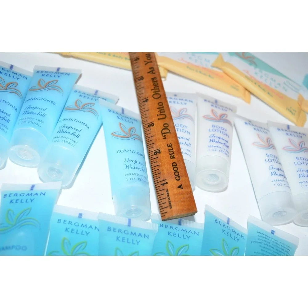 Bergman Kelly Tropical Waterfall 1oz Shampoo Contioner Body Wash Bath Soap 24pc